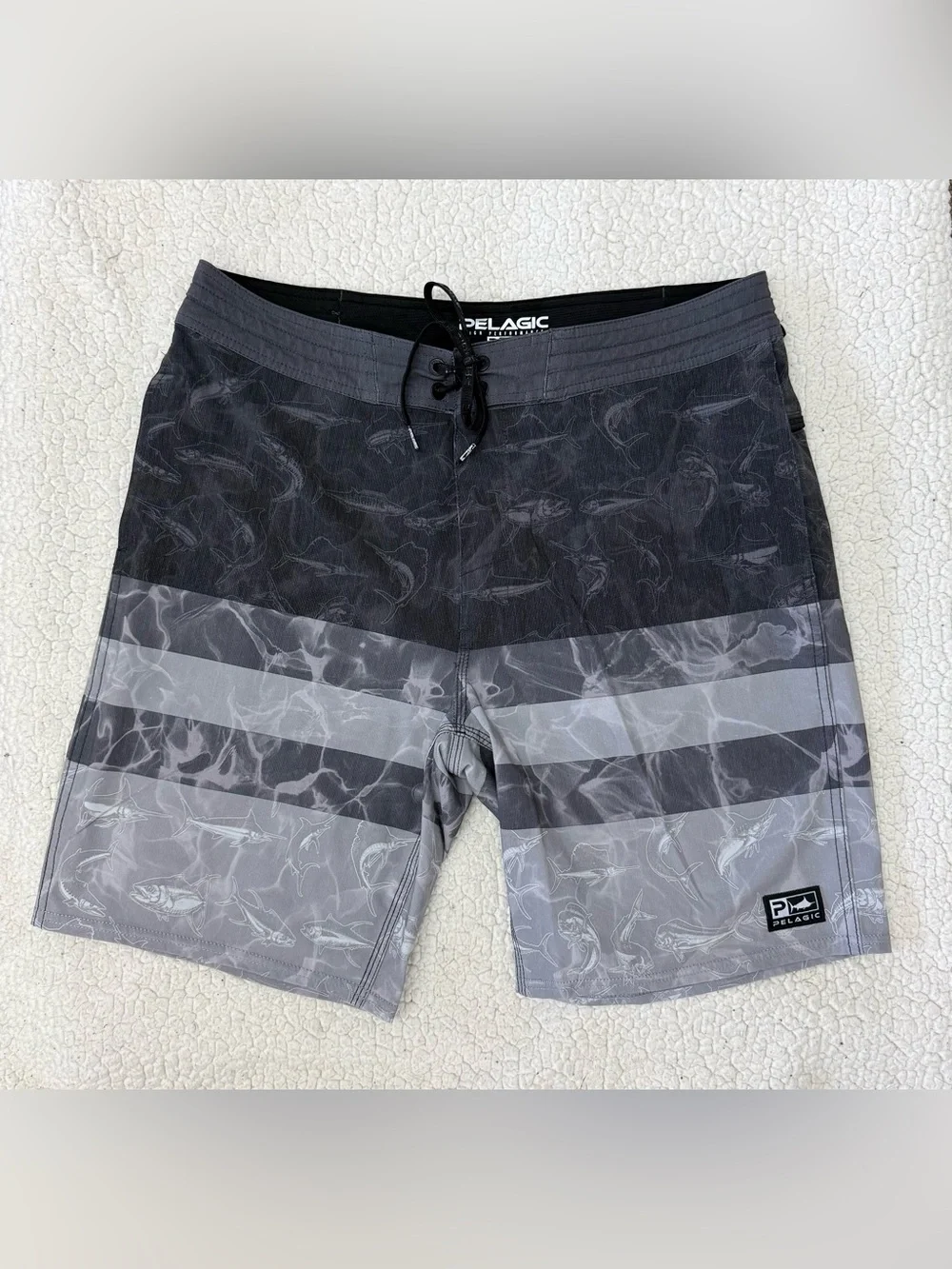 Pelagic Men’s Gray Deep Drop Shorts